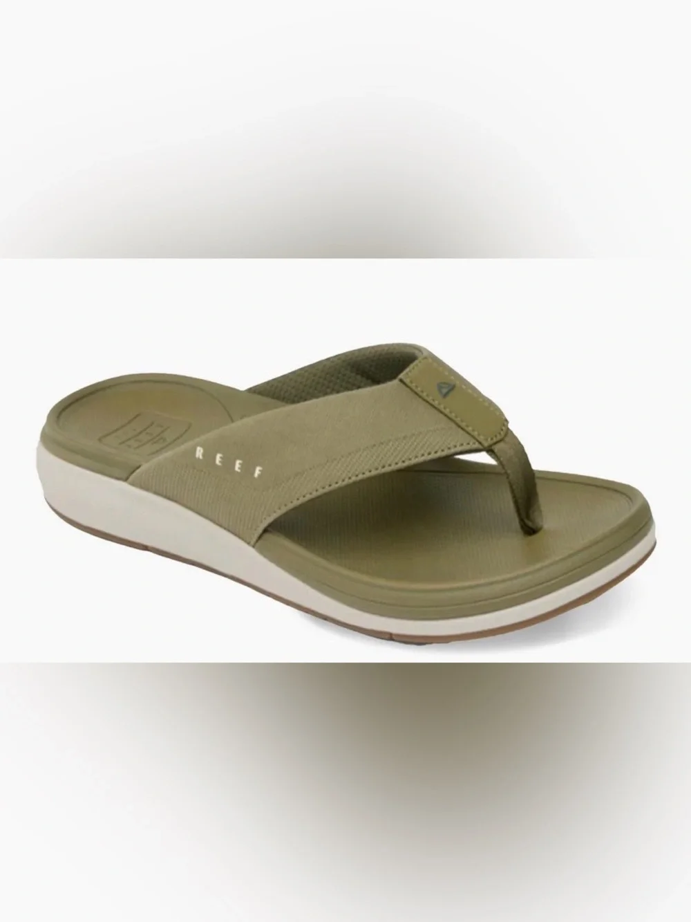 Reef Men's Cushion Norte Olive Green Strap Flip Flop